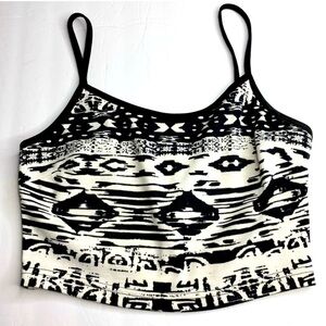 Sans Souci Boho Spaghetti Strap Crop Top Size M